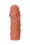 Насадка на фаллос с рельефными складочками Extreme Sleeve 012 M-size - 14,7 см. фото 2 — pink-kiss