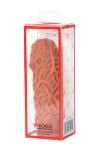 Насадка на фаллос с рельефными складочками Extreme Sleeve 012 M-size - 14,7 см. фото 3 — pink-kiss