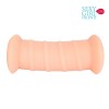 Телесный вибромастурбатор-вагина с комплектом эрекционных колец фото 2 — pink-kiss