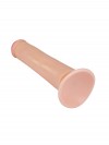 Телесный фаллоимитатор на присоске со стимулирующими шишечками - 18 см. фото 4 — pink-kiss