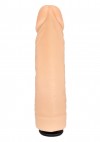 Телесный фаллос-насадка для трусиков с плугом - 17,5 см. фото 2 — pink-kiss