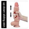 Телесный фаллоимитатор Sliding Skin Dual-Layered 9.0 - 23 см. фото 3 — pink-kiss