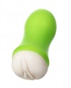 Мастурбатор-вагина A-Toys в зеленой колбе фото 1 — pink-kiss
