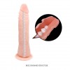 Гнущийся фаллоимитатор телесного цвета - 20 см. фото 4 — pink-kiss
