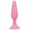 Розовая анальная пробка BEAUTIFUL BEHIND SILICONE BUTT PLUG - 11,4 см. фото 1 — pink-kiss