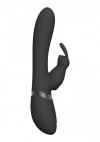 Черный вибромассажер-кролик Taka - 21,3 см. фото 2 — pink-kiss