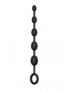 Черная анальная цепочка №03 Anal Chain - 30 см. фото 1 — pink-kiss
