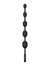 Черная анальная цепочка №03 Anal Chain - 30 см. фото 4 — pink-kiss