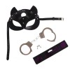 Эротический набор «Твоя кошечка»: маска и наручники фото 4 — pink-kiss