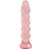 Анальная елочка из розового геля Crystal Jellies Anal Plug Bumps - 15,2 см. фото 1 — pink-kiss