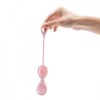 Тренажеры йони Le Wand Crystal Yoni Eggs из розового кварца фото 2 — pink-kiss