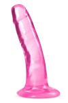 Розовый фаллоимитатор Hard N Happy - 13,9 см. фото 1 — pink-kiss