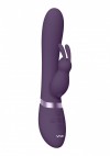 Фиолетовый вибромассажер-кролик Taka - 21,3 см. фото 1 — pink-kiss