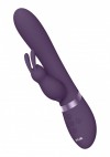 Фиолетовый вибромассажер-кролик Taka - 21,3 см. фото 2 — pink-kiss