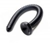 Черный анальный стимулятор-гигант Hosed Ribbed Anal Snake Dildo - 50,8 см. фото 1 — pink-kiss