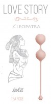Розовые вагинальные шарики Cleopatra Tea Rose фото 1 — pink-kiss