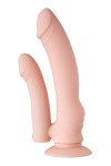 Двойной фаллоимитатор с присоской и съемной вибропулей - 19,5 см. фото 3 — pink-kiss