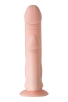 Двойной фаллоимитатор с присоской и съемной вибропулей - 19,5 см. фото 4 — pink-kiss