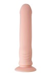 Двойной фаллоимитатор с присоской и съемной вибропулей - 19,5 см. фото 6 — pink-kiss