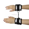 Серебристо-черные наручники Struggle My Handcuff фото 4 — pink-kiss