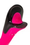 Ярко-розовый вибратор Mecawn - 20,5 см. фото 14 — pink-kiss
