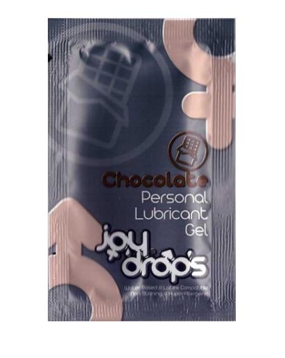 Пробник смазки на водной основе с ароматом шоколада JoyDrops Chocolate - 5 мл. фото 1 — pink-kiss