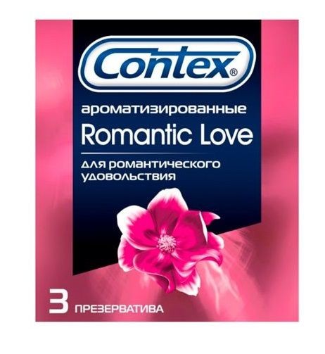 Презервативы с ароматом CONTEX Romantic - 3 шт. фото 1 — pink-kiss
