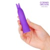 Фиолетовый вибростимулятор в форме зайчика - 10,5 см. фото 6 — pink-kiss