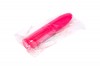 Малиновый матовый пластиковый вибратор - 14 см. фото 3 — pink-kiss