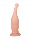 Анальный телесный стимулятор на присоске - 16,5 см. фото 2 — pink-kiss