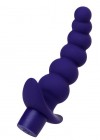 Фиолетовый силиконовый анальный вибратор Dandy - 13,5 см. фото 1 — pink-kiss