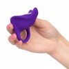 Фиолетовое перезаряжаемое эрекционное кольцо Silicone Remote Orgasm Ring фото 4 — pink-kiss