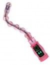 Розовый гнущийся анальный вибратор - 27 см. фото 1 — pink-kiss