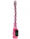 Розовый гнущийся анальный вибратор - 27 см. фото 3 — pink-kiss