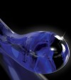 Синий стеклянный стимулятор Icicles №89 с силиконовой присоской - 18 см. фото 3 — pink-kiss