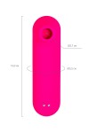 Ярко-розовый вакуум-волновой стимулятор Molette фото 8 — pink-kiss