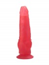 Розовый фаллоимитатор с шипами для клиторальной стимуляции - 17,8 см. фото 3 — pink-kiss