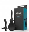 Черный анальный душ Nexus Anal Douche Set с 2 сменными насадками фото 3 — pink-kiss
