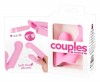 Нежно-розовая двойная вибронасадка на палец Vibrating Finger Extension - 17 см. фото 9 — pink-kiss