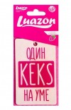 Ароматизатор в авто «Один KEKS на уме» с ароматом клубники фото 1 — pink-kiss