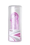 Розовая гелевая насадка с отростком для клиторальной стимуляции - 13 см. фото 2 — pink-kiss