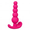 Розовая анальная елочка для ношения Cheeky X-5 Beads - 10,75 см. фото 1 — pink-kiss