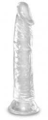 Прозрачный фаллоимитатор 8 Inch Dildo - 21,8 см. фото 1 — pink-kiss
