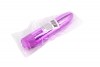 Лиловый глянцевый пластиковый вибратор - 14 см. фото 3 — pink-kiss