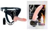 Реалистичный фаллоимитатор телесного цвета на трусиках Harness - 16,5 см. фото 1 — pink-kiss