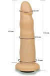 Телесная насадка Harness - 15,8 см. фото 2 — pink-kiss