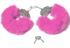 Шикарные наручники с пушистым розовым мехом фото 1 — pink-kiss
