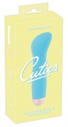 Голубой мини-вибратор Cuties Mini - 12,9 см. фото 4 — pink-kiss