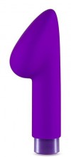 Фиолетовый вибромассажер B4 - 13,97 см. фото 1 — pink-kiss