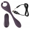 Фиолетовый универсальный вибратор Remote Controlled Couples Vibrator фото 9 — pink-kiss